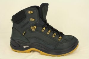 Lowa: Renegade Mid, dames wandelschoen, Mid, blauw/oker, maat 4,5 t/m 7,5   € 219,99