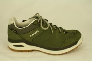 Lowa: dames wandelschoen Locarno GTX low, veterschoen olive, maat 5 t/m 8  € 174,99