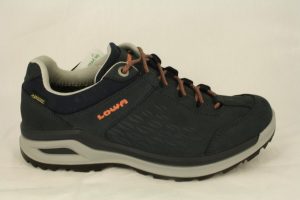 Lowa: Locarno Low, blauwe wandelschoen, goretex gevoerd, met los voetbed, maat 4,5 t/m 8 € 174,99