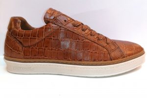 Cycleur de Luxe: Beaumont, leren herensneaker Cognac, maat 41 t/m 46 € 120,00