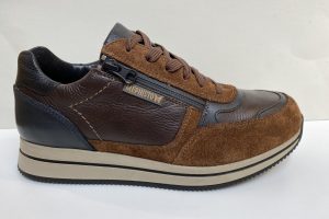 Mephisto: Gilford, bruine heren veterschoen met los voetbed, maat  € 199,99