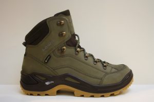 Lowa: Heren wandelschoen, Renegade Mid Groen/bruin, maat 7,5 t/m 11 € 219,99