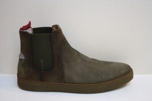 New Zealand Auckland: Groene leren chelsea boot, maat 41 t/m 26 € 119,99