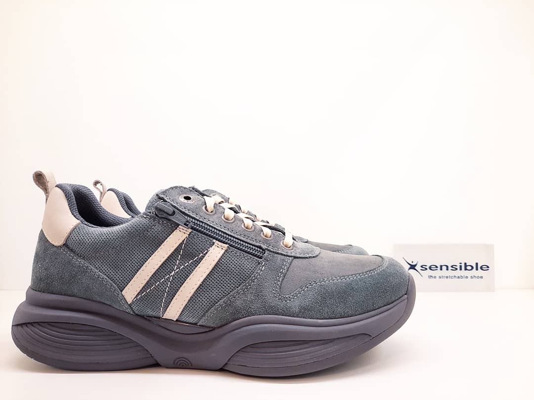 Dwars schoen en sportmode Xsensible SWX3 herenschoen salie