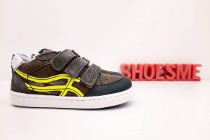 Shoesme: Run Flex, klitteband, kaki/geel, maat 23 t/m 30 v.a. € 84,99