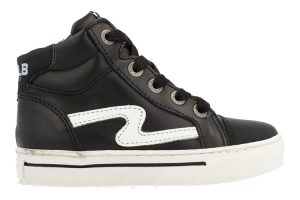 Develab: 41945, zwart leren veterschoentje, maat 27 t/m 35 € 99,99