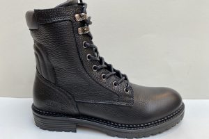 Giga: G3807, zwart leren boot met veter en rits, maat 34 t/m 39 v.a. € 119,99