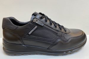 Mephisto: Bradley black, leer, veterschoen met rits, los voetbed, maat 7 t/m 11 € 225,00