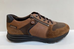Mephisto: Brayan, cognac kleurige veterschoen met rits, H leest, maat 7 t/m 10,5 € 215,00