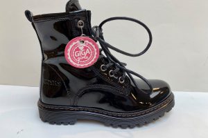 Giga: G3775, zwarte lak boot met veter en rits, maat 28 t/m 35 v.a. € 109,99