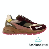 Red Rag: 13220 Burgundy lage veterschoen, maat 34 t/m 40 v.a. € 114,99