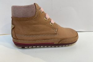 Shoesme: leren lopen schoentjes, rose, maat 19 t/m 22 € 64,99