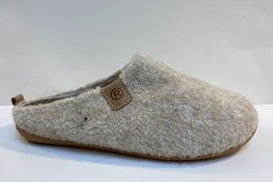 Rohde: 6865 natural, warme slipper, los voetbed, maat 38 t/m 42 € 49,99