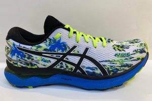 Asics: Gel Nimbus 24 , loopschoen, white/blue maat 43 t/m 46,5 € 179,99