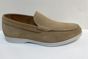 Berkelmans: Ascari, beige suede instap, maat 41-46 € 119,99