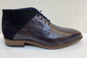 Berkelmans: Imola, blauw leren, halfhoge schoen, maat 44 € 139,99