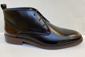 Berkelmans: Dakar, half hoge zwart leren veter boot,dressed, maat 42 t/m 46 € 139,99