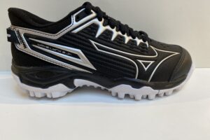 Mizuno: kunstgras/buitensportschoen, wavelijn X2 Jr. zwart, maat 32 t/m 39 € 80,00