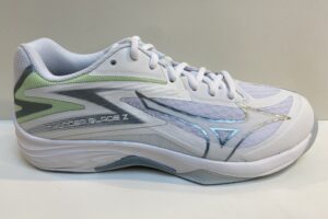 Mizuno: Indoor, handbal, Thunderbladez, wit, 38 t/m 42 € 80,00