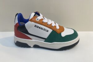 Red Rag: 13843 sneakers met groen accent, maat 26 t/m 32 v.a. € 99,99