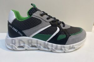 Red Rag: 13815 sneaker met groene accenten, maat maat 31 t/m 39 € 119,99