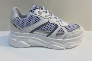 Red Rag: 13354, witte sneaker gecombineerd, maat 33 t/m 40 v.a. € 119,99