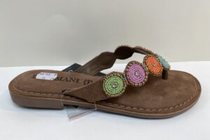 Lazamani: LA75453 multi colour kraaltjes, slipper, maat 37 t/m 41 € 59,99