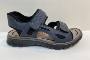 Rieker: 26761-14, herensandaal, blauw, maat 41 t/m 46 € 79,99 50% korting