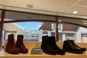 Wolky: boots, met veter en rits