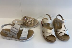 Rieker: mooi getinte sandaaltjes 50% korting