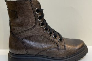 Durea: 9809 antraciet leren mid boot, H, maat 5 t/m 7,5 € 289,99
