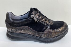 Waldlaufer: 617002 brons antraciet met veter en rits, K, maat 5 t/m 8 € 149,99