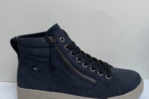 Rieker: W0164-14, blauw veter bootje, maat 37 t/m 42 € 105,00